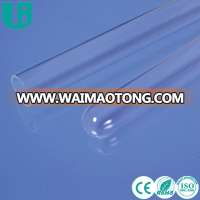 Jiangsu factory sale high purity quartz glass tube waterproof for uv lamps insulation of thermal electric