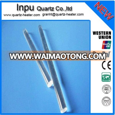 1.5 dia round quartz glass rod