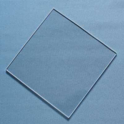 Square fused silica glass quartz plates for metal handle lamps