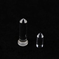 Fused silica crystal quartz end cap for QBH