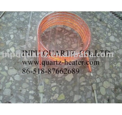 Clear Fused Spiral Quartz Carbon Fiber Electric Heating Element For Heater/Warming Device